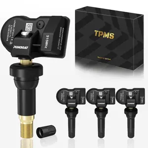 PUMBOAT TPMS 315MHz CHEVROLET Pre-programmed,Compatible with Silverado 1500 2007-2018|Tahoe 2007-2020|Equinox 2007-2022|Suburban1500/2500 2007-2020|Colorado 2015-2022/OE#13598771(Set of 4)Tire Sensor