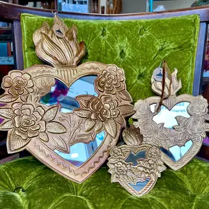 Discontinued Tin Immaculate Heart of Mary Mirror