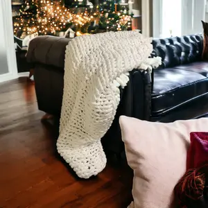 Chunky Knit Blanket Soft