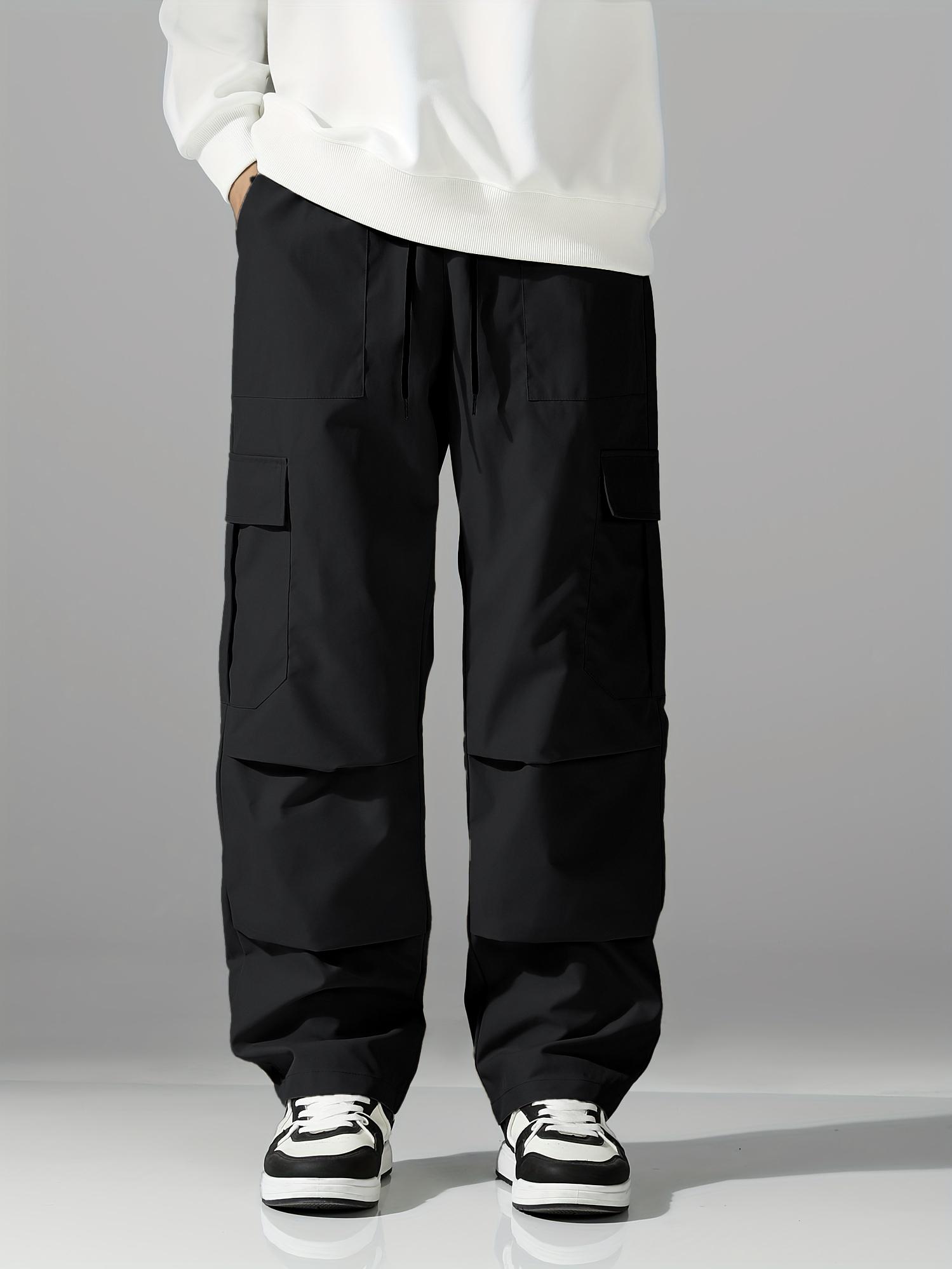 Men’s multi-pocket comfortable cargo pants for outdoor casual sports, long pants