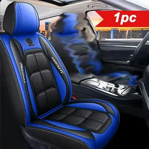 PU Leather Car Seat Covers Front Set, Universal Fit for Sedans Suvs Trucks, No Filler, Luxury Vehicle Seat Protection, Easy to Install, 1 PC, Automotive Seat Covers, Car Seat Protectors