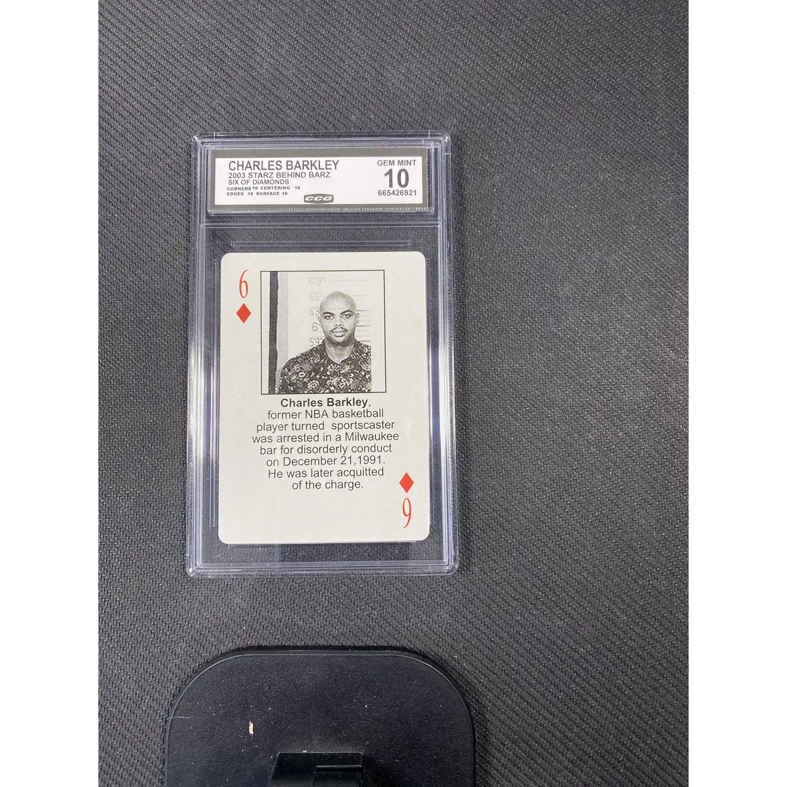Charles Barkley 2003 Starz Behind Barz CCG 10 RC