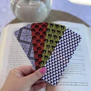 Fall Bookmark | Halloween Bookmark | Ghost Bookmark | Witchy Bookmarks | Laminated | Gift for Book Lover | Handmade Bookmark | Gift for Her | Spooky Bookmark | Fall Leaves Bookmark | Pumpkin Bookmark | Cat Bookmark