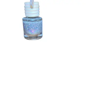 Glitter Car Diffuser - Diva Decorative Bottle with Rope Handles, Glimmer Finish, Ideal for Home & Car