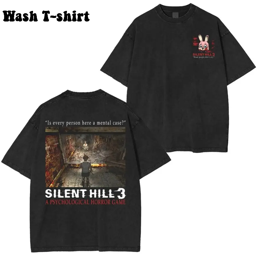 Silent Hill 3 Graphic T-Shirt, Psychological Horror Game Design, Famous Quote Shirt, silent hill, Silen hill shirt, Unisex Menswear Womenswear Top, Retro Gaming Apparel