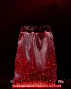 Fiber Optic Light Up Backpack — Black