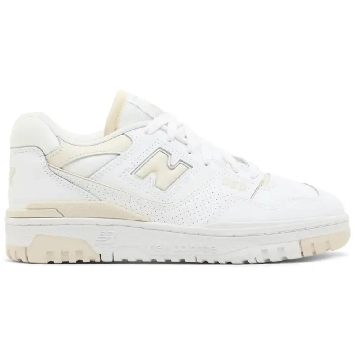 New Balance 550 White Linen Women's Fashion Shoes New