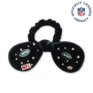 NEW YORK JETS LELE SADOUGHI X NFL JET BOW SCRUNCHIE