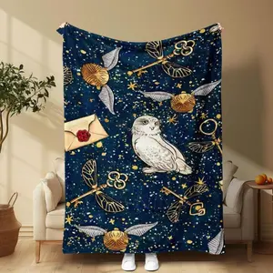Soft Comfortable Funny Throw Blanket Starry Sky Pattern Blanket ,Cool Bedroom Bedding Blankets,Warm Napping Blankets For Home Office Travel Camping