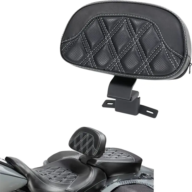 Driver Rider Backrest Pad For Harley Touring Street Glide CVO FLHXSE 2010-2023