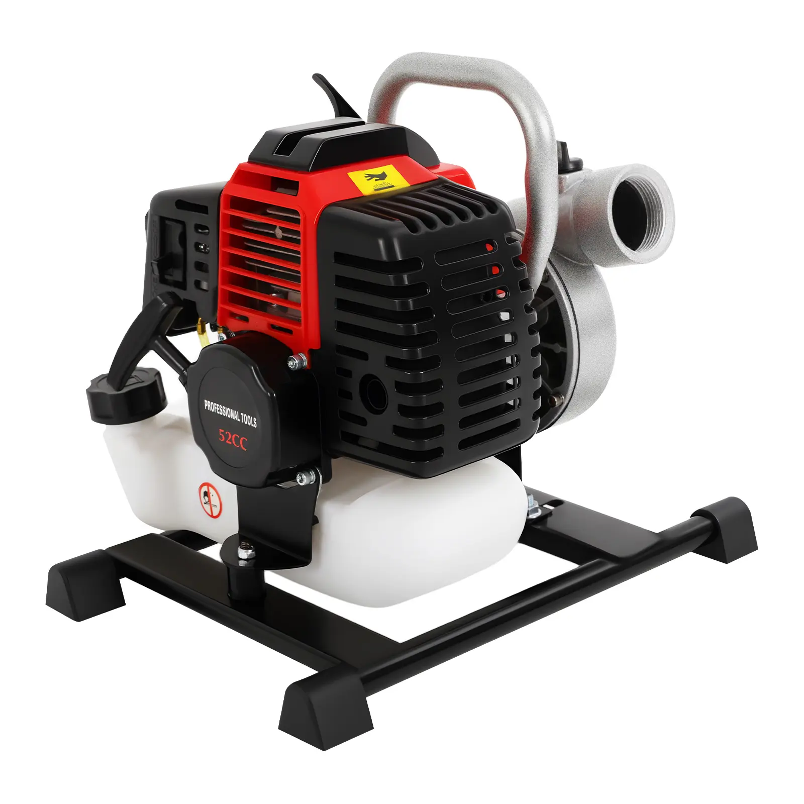 SHANGMAKEL 2 Stroke Gasoline Water Pump 52CC 2 3HP High Pressure Portable Pump 15m³ h Flow 40m Max Lift for Irrigation Drainage Mining Farm Garden