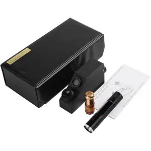 Gem Refractometer, ldentification Gem Refractometer Refractive Index Meter Jewelry Test Tool with 3 ML Index for Gemologists, Jeweler