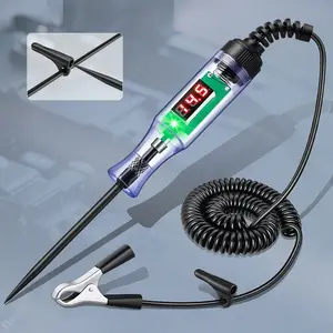 Enhanced Automotive Test Light, 3V-48V Digital Fuse Tester with Automatic Bidirectional Tester, Portable Design, and Precise Measurement for , RV, and