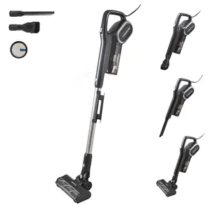 Farberware Classic Stick Vacuum Cleaner, Powerful Suction and Lighted Motor Brush for Carpet and Hard Floors, Converts to Handheld Vacuum