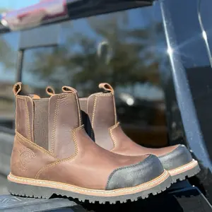 Work boot- ankle with steel toe