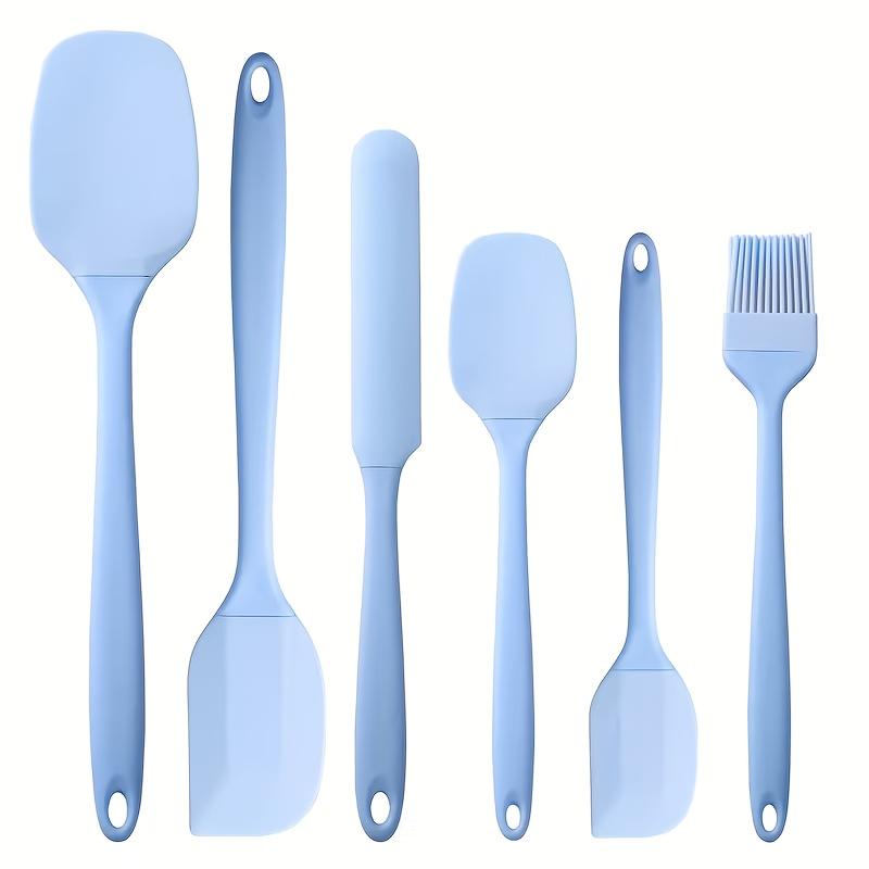6pcs FOOD-GRADE SILICONE Baking and Cooking Tool Set - High-Temperature Resistant Spatula and Brush Combo, Easy-to-Clean Multifunctional Kitchen Utensils,