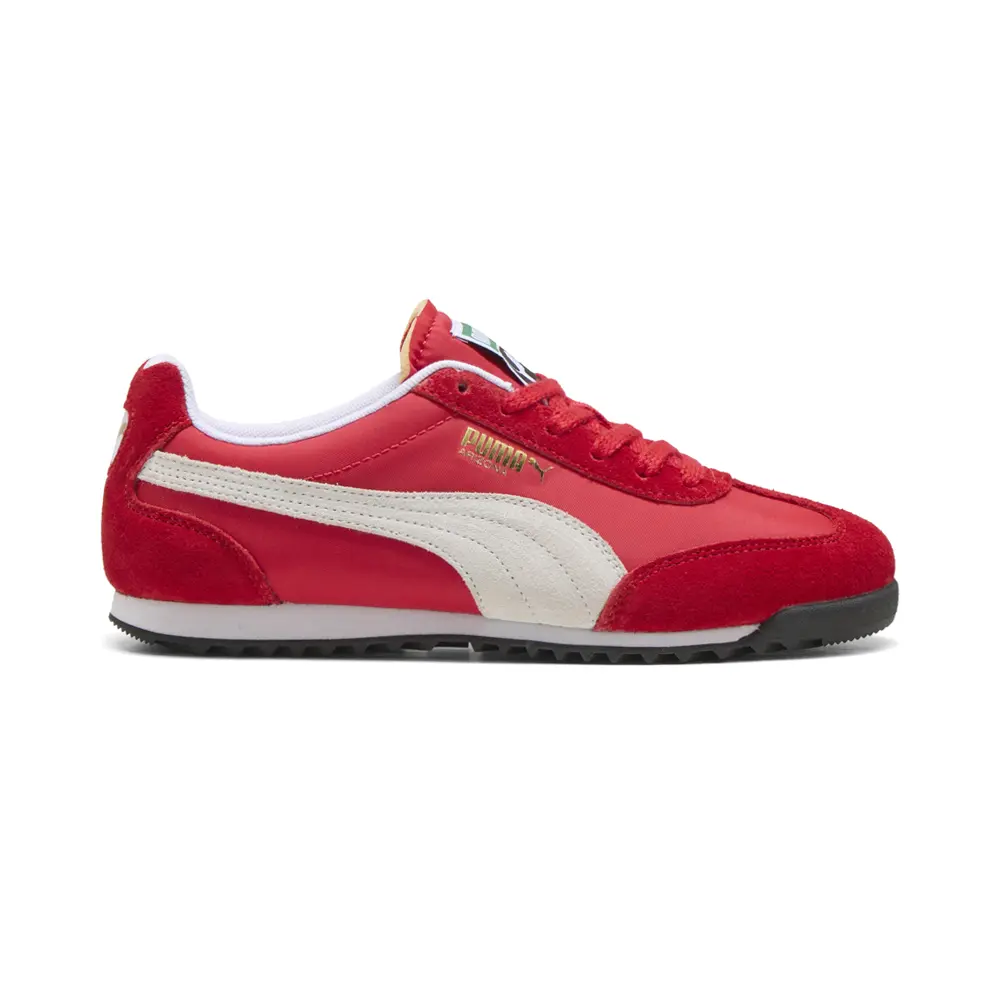 PUMA Womens Arizona Nylon Lace Up Sneakers Shoes Casual - Red