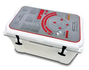 Yeti Cooler Pad Dice Baseball-Top for Yeti Tundra Cooler Lid Grey/Red Mat Easy Peel and Stick Application 3M Adhesive VORTEX COOLER PADS Magnetic Design