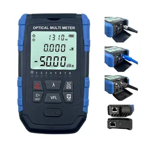 5-in-1 Fiber Optic Cable Tester - Portable Optical Power Meter With Light, FC/SC/ST Universal Interface