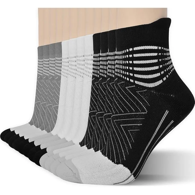 Black(2 Packs)+white(2 Packs)+grey(2 Pac