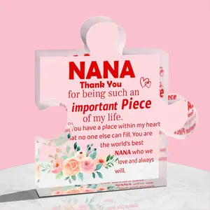 Gifts for grandma from grandchildren, birthday mother's day christmas thanksgiving gifts, gift ideas for grandma nana gigi grandma, thank you grandma acrylic decorative sign/plaque