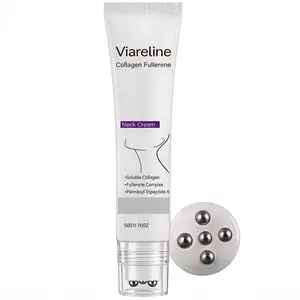 Reduces Wrinkles and DoubleChin,Five Rollers for All AroundMassage,Neck FirmingCream,Collagen Neck Cream,RelievesEdema,Suitable for Wrinkled Skin,withHyaluronic Acid,VitaminC+E.