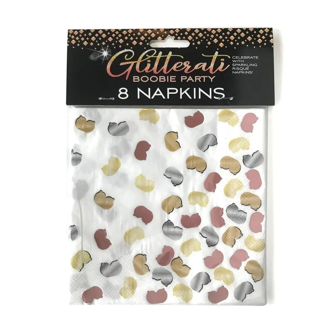 Glitterati Boobie Party Napkins