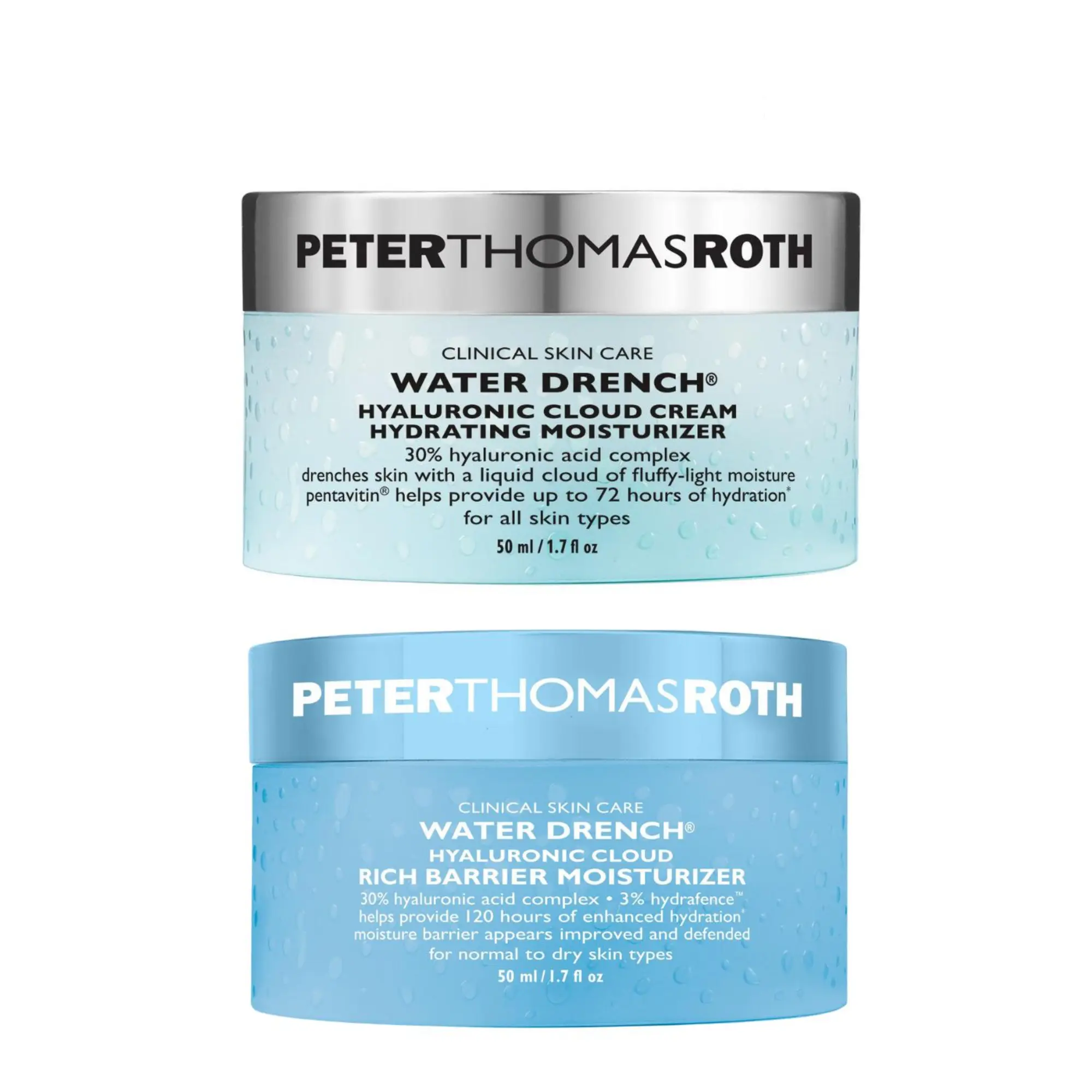 Peter Thomas Roth Water Drench Extreme Hydration Skincare Bundle, Moisurizer Bundle