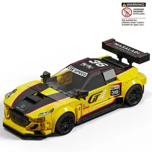 Racing Car Building Set, Building Blocks Model, City Race Model Display, Sports Supercar, DIY Assembly Toy for Boys, Stable Structure, Perfect Gift and Collection