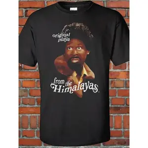 [100%25 Cotton] Vintage-Inspired "From The Himalayas" Graphic Tee T-Shirt For Men And Women