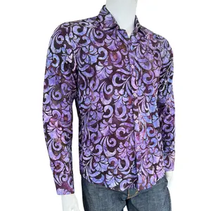 Fleur Batik Button Down – Lightweight Cotton | Tailored Fit | Couture
