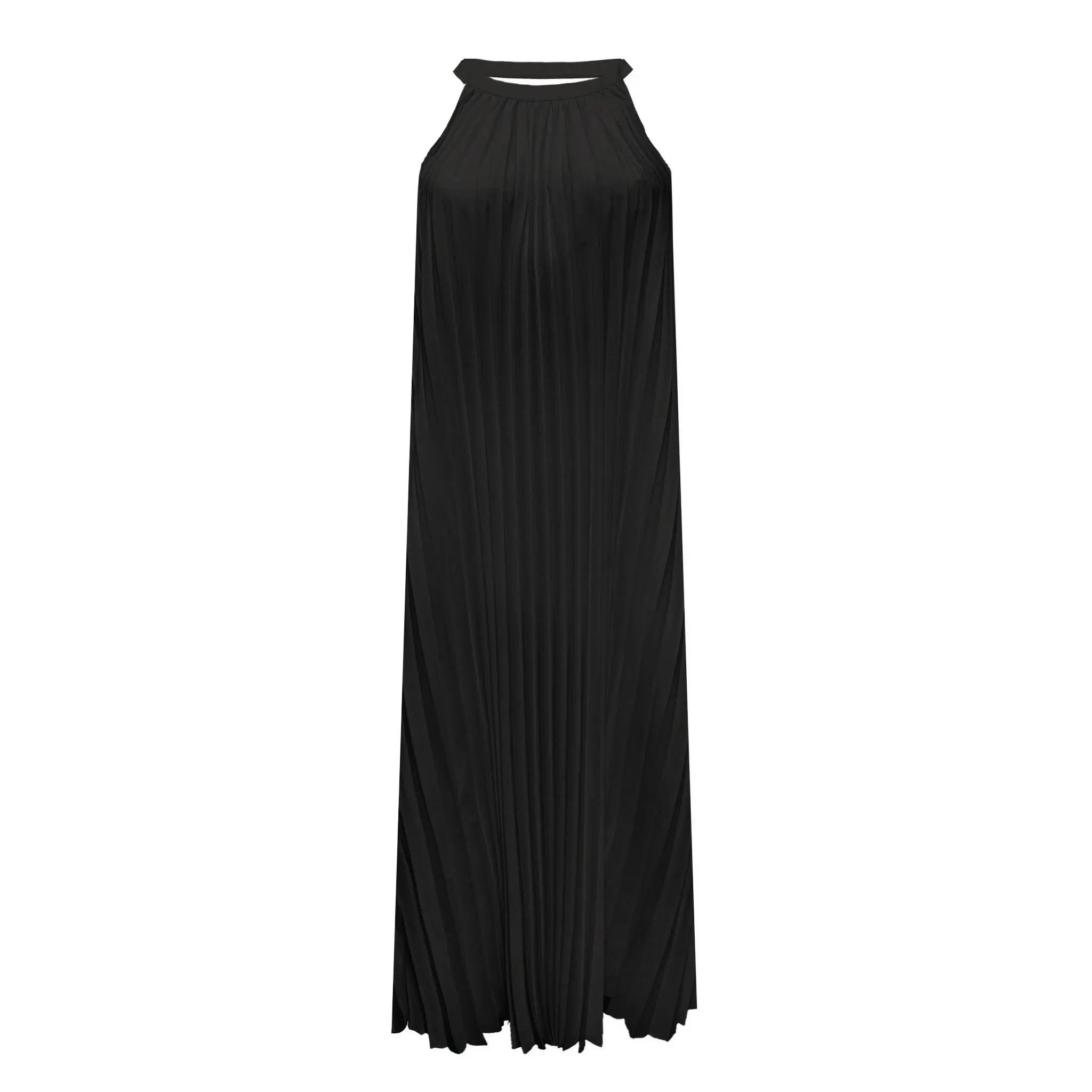 Luna Bay Halter Pleated Dress