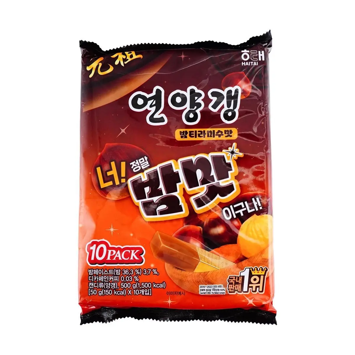 HAITAI Korean Chestnut Tiramisu Flavor Yanggaeng Jelly - Seasonal Limited Edition 500g