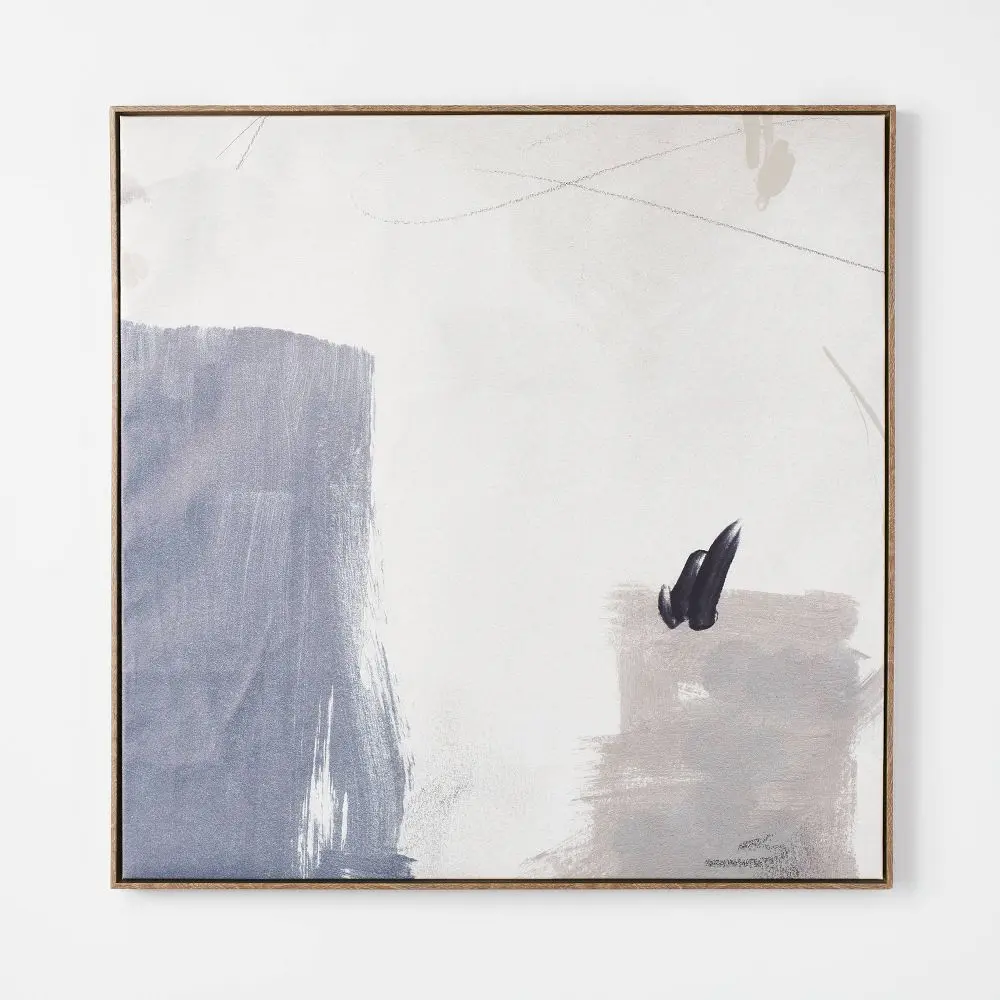 36" x 36" Shape Abstract Framed Wall Canvas - Threshold designed with Studio McGee