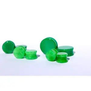 Jade Plugs – Double Flare Natural Stone Gauges 4mm-25mm
