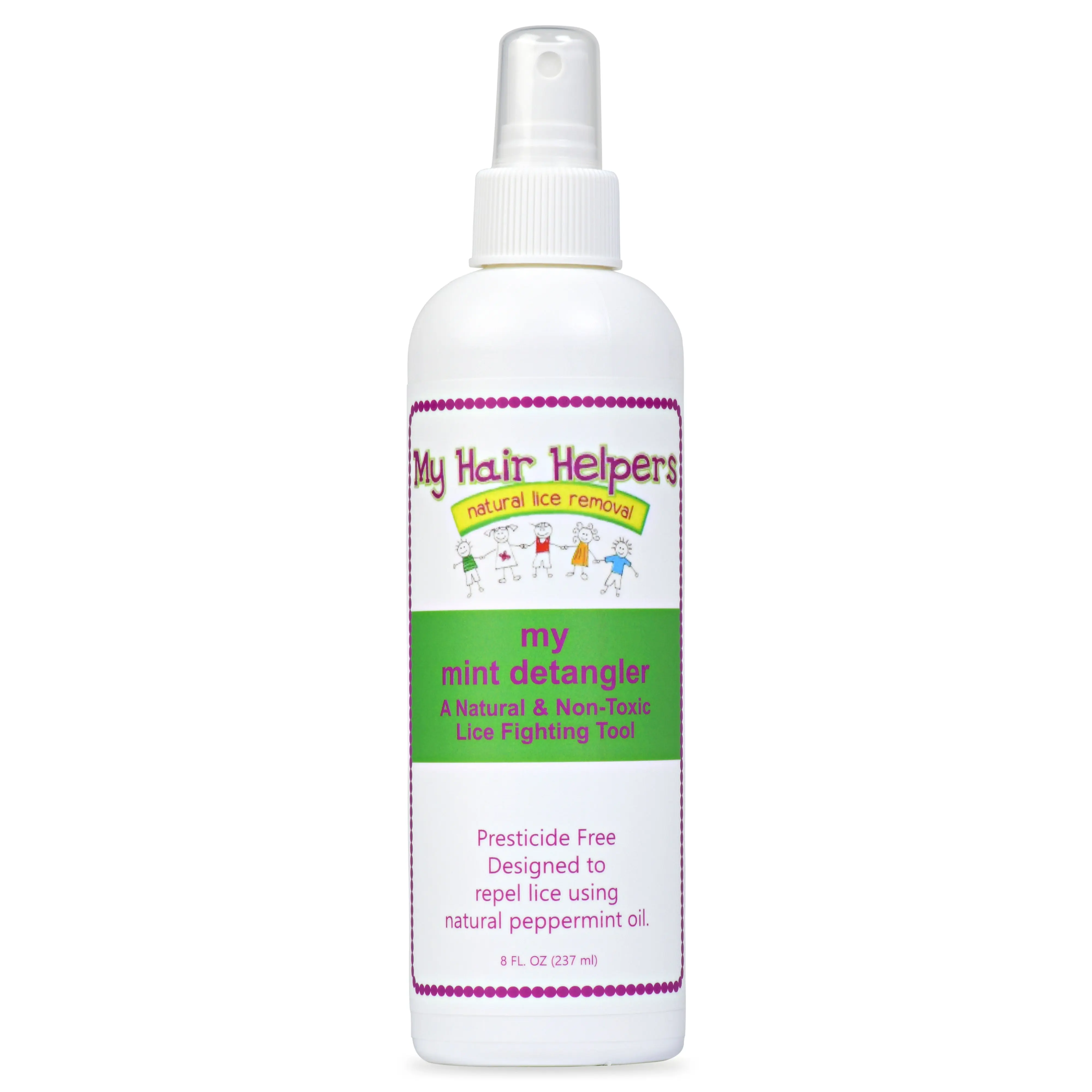 My Mint Detangler Anti Lice Spray | For 1-2 Children Haircare 8oz Peppermint Scent