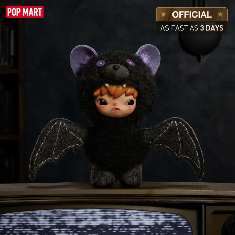 POP MART Hirono After Dark Series Plush Doll Pendant Blind Box, Bag Charm, Keychain