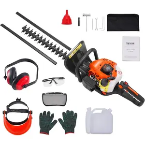 VEVOR 52cc Gas-Powered 6-in-1 Multi-Functional Trimmer - Hedge Trimmer, Brush Cutter, Weed Eater, Edger, Pole Saw Chainsaw Pruner, EPA, CE EMC CertifiedVEVOR Super Brand Day