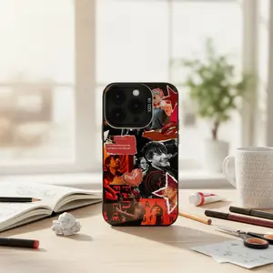 A phone case specially designed for singer L-Louis T-Tomlinson, compatible with iPhone 17, 16E, 16, 15, 14, 13, 12, 11 Mini, Pro, Max, Air, X, XR, XS Max, 8, and 7 Plus models, featuring a matte finish and drop protection