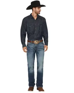Ariat Men's Men'S M7 Rocker Summit Dark Wash Stackable Slim Straight - 10032321