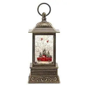 Snow Globe Lantern w/Truck