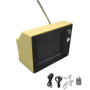 Playable Mini TV Simulation Design GiftForAll Tiny Television Set Tiny Television Toy