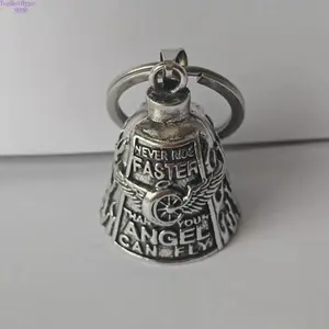 Gremlin Guardian Biker Bell, Spirit Bell Motorcycle Charm for Halloween & Christmas, Good Luck Protection Riding Accessory, Durable Decorative Keychain for Men Women Bikers Daily Motorcycle Decoration