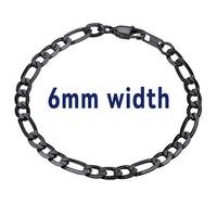 Smooth Figaro-6mm Width-Black