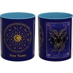 Personalized Astrology Capricorn Mug, Custom Zodiac Sign Gift