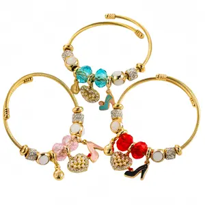 Adjustable Cinderella High Heel Bracelet, Multiple Colors – Perfect Gift for Holidays, Birthdays & Valentine’s Day