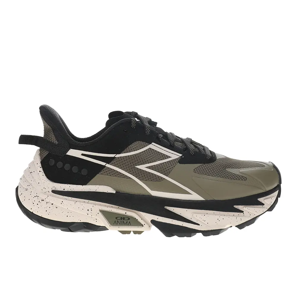 diadora Mens Equipe Sestriere Xt Trail Running Sneakers Shoes - Black, Green