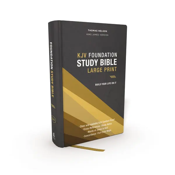 KJV, Foundation Study Bible, Large Print, Red Letter Edition, Comfort Print: Holy Bible, King James Version