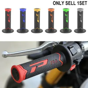 2pcs Motorcycle Motorbike Handlebar Grips, Universal Rubber Grips for Off-Road Motorcycles, Durable and Comfortable Hand Controls, Motor Parts Accessories