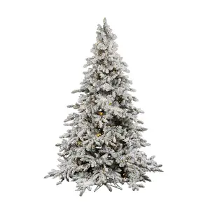 Vickerman 6.5' Flocked Utica Fir Artificial Christmas Tree, PW
